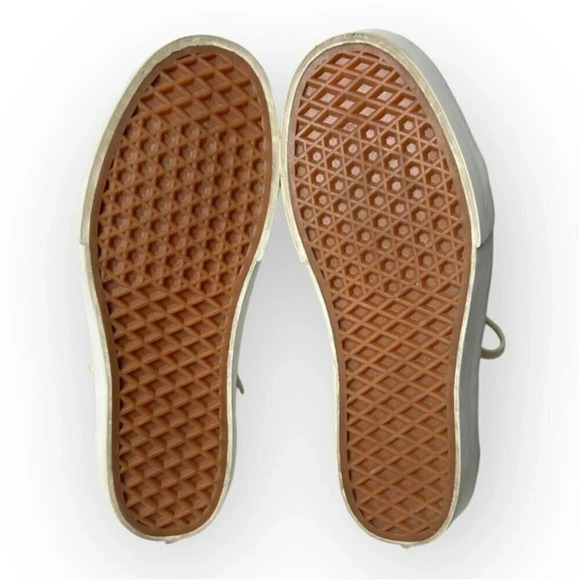 Vans Old Skool Platform Woven Leather Blanc De Blanc 8 - Picture 6 of 8